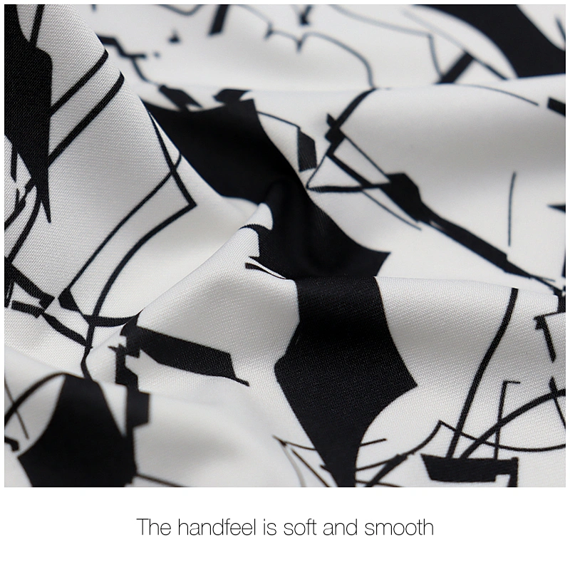 Bat digital print polyester spandex single jersey fabric